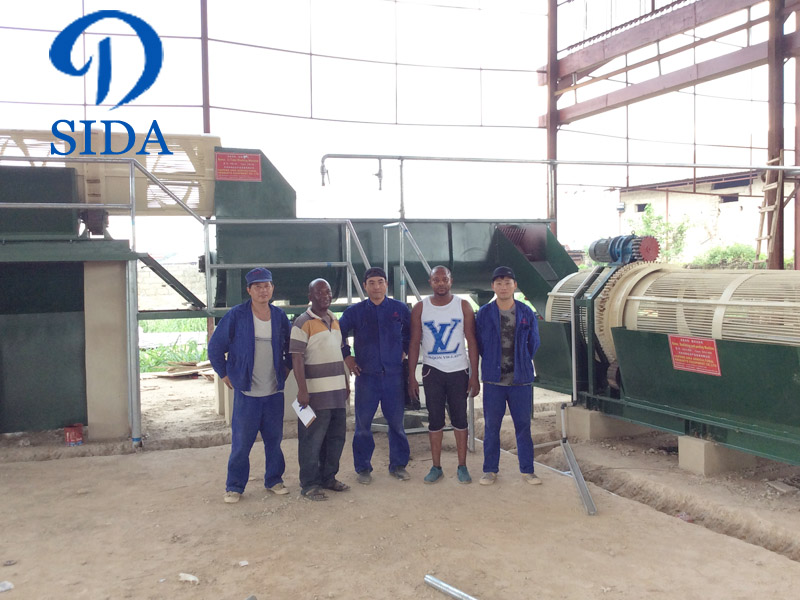 Cassava starch processing machine project in Nigeria-50 tons of starch