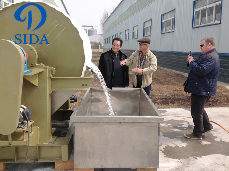 Potato starch processing machine project