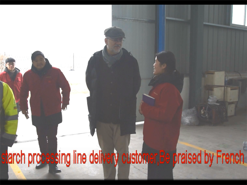 The cassava processing line manufacturing process of Kaifeng Sida company has got praise from Europe
