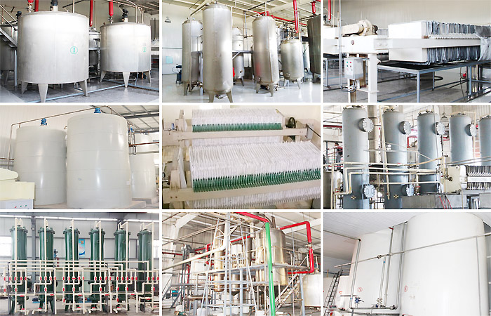High fructose syrup production used equipments.jpg