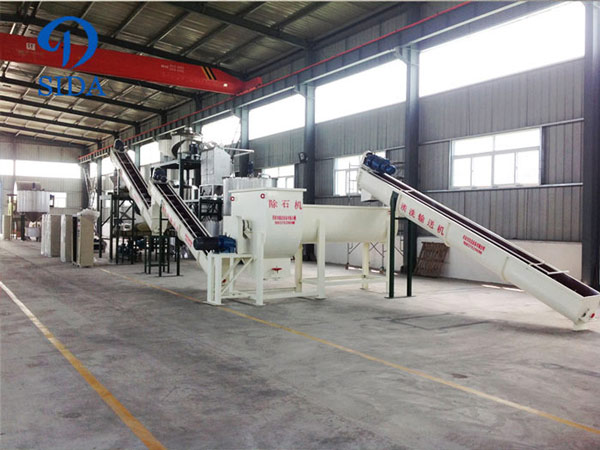 Potato starch processing line